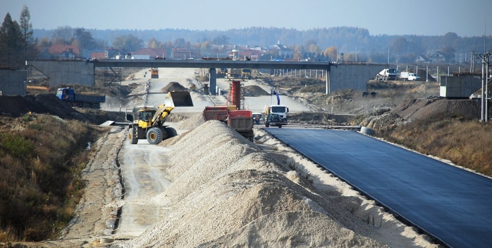 Municipal roadway and bridge construction representing BreakEven+ cost intelligence for roads and streets